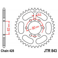 Galinė žvaigždė JT JTR843,51