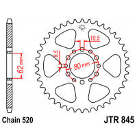 Galinė žvaigždė JT JTR845,49