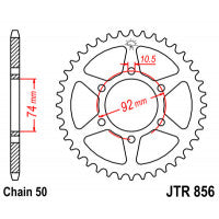 Galinė žvaigždė JT JTR856,45